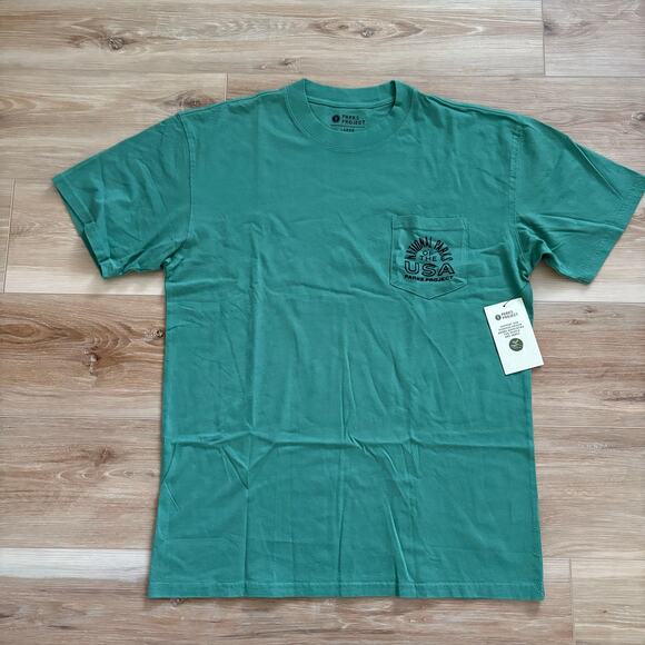 Parks Project National Parks Checklist Pocket Green Tee L - Picture 1 of 6